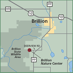 Brillion Nature Center map